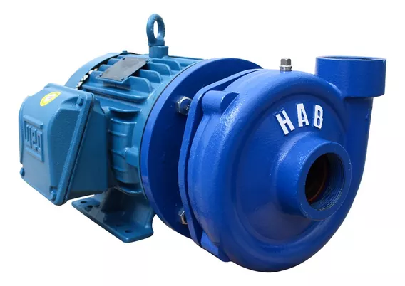 Bomba Para Agua 5 Hp 2x2 Hab Centrifuga 220/440v Trifasica Color Azul Frecuencia 60 Hz